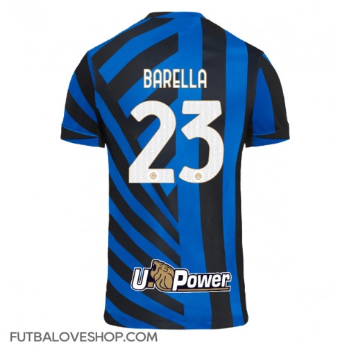 Dres Inter Milan Nicolo Barella #23 Domáci 2024-25 Krátky Rukáv